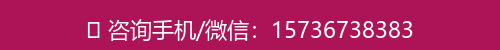 咨询手机/微信：15736738383